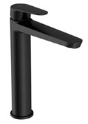 CERSANIT Смеситель для раковины высокий LARA однорычажный черный A68154