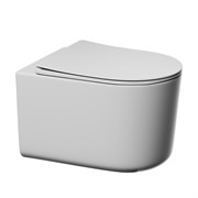 ABBER Унитаз Ultra AC1302 подвесной белый с ультратонким ободком AC1302