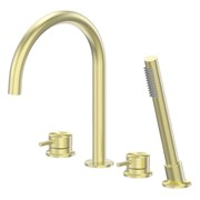 ABBER Смеситель Wasser Kreis 316 AF8113BG на борт ванны, золото брашированное AF8113BG