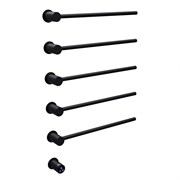 ABBER Полотенцесушитель электрический  Charme AH4005MB черный матовый AH4005MB