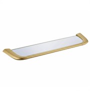 ABBER Полка стеклянная Nord AA1555G золото матовое AA1555G