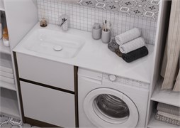 AQUATON Раковина Бланш 1200 белая левая 1A741731B101L 1A741731B101L