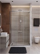 CEZARES Lux Душевая дверь в нишу раздвижная ширина 120 см, цвет профиль - хром / стекло - прозрачное LUX-B-FS-11-120-C-CR