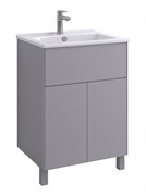 AQUATON Тумба под раковину Форест Про 60 туманный серый 1A297001FR4D0 1A297001FR4D0