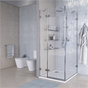 AQUATON Душевое ограждение Lax R квад 90х90х200, 1AX018SSXX000 1AX018SSXX000