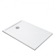 AQUATON Душевой поддон из литьевого мрамора Калифорния М 120х80 прямоугольный белый 1A737636CA010 1A737636CA010