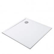 AQUATON Душевой поддон из литьевого мрамора Калифорния М 90х90 квадратный белый 1A737536CA010 1A737536CA010