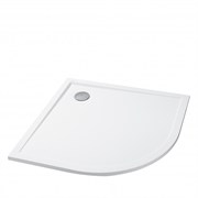 AQUATON Душевой поддон из литьевого мрамора Калифорния М 90х90 четверть круга белый 1A737836CA010 1A737836CA010