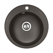 AQUATON Мойка для кухни Шелли круглая кофе 1A734732SS280 1A734732SS280