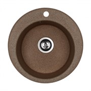 AQUATON Мойка для кухни Шелли круглая терракотовый 1A734732SS270 1A734732SS270