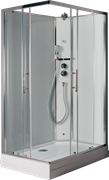TIMO Premium ILMA 102 R душевая кабина с крышей, хамам и стульчиком 120*80*222 ILMA102R-roof-102R-T-STILMA-T-CH/C