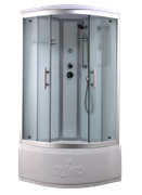 TIMO Standart T-6600 Silver Fabric душевая кабина (100*100*220), турецкая баня хамам T-6600SF-T-STUN