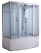 TIMO Standart T-6650 Silver Fabric душевая кабина (150*88*220), турецкая баня хамам T-6650SF-T-STUN