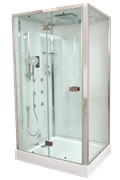 TIMO Premium PURO душевая кабина (90*120*220), шт, стульчик прозрачный H-511R-T-CH/C