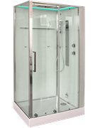 TIMO Premium HELMA душевая кабина (90*120*220), шт, стульчик прозрачный H-520L-T-CH/C