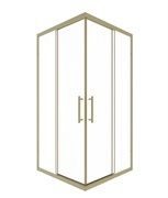 TIMO Душевой угол TKSS-90/17C-8, раздвиж 900*900*2000, проф мат золото, стекло проз 8 мм T38