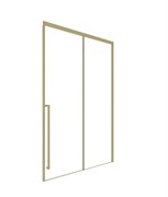 TIMO Душевая дверь TDSS-120/17C-8L, раздвиж 1200*2000, проф мат золото, стекло проз 8 мм T52L