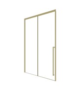 TIMO Душевая дверь TDSS-140/17C-8R, раздвиж 1400*2000, проф мат золото, стекло проз 8 мм T54R