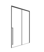 TIMO Душевая дверь TDSS-140/03C-8L, раздвиж 1400*2000, проф черный, стекло проз 8 мм T58L