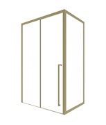 TIMO Душевая дверь TDSS-140/17C-8R, раздвиж 1400*2000, проф матовое золото + торцевое стекло TSS-900/17C-8 900*2000, проф матовое золото T54R+T62