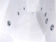 TIMO Комплект Акриловая ванна ROHA1570 150*70*58+каркас+слив-перелив+гидромассаж 6 форсунок+гидромассаж спины 3 форсунки+хромотерапия+фронтальная панель ROHA1570-KT15-SPV1505-T-CM-T-BM-T-CT-FP15S