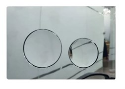 AZUMA Ronda Кнопка смыва AZU003.02 хром, пластик AZU003.02