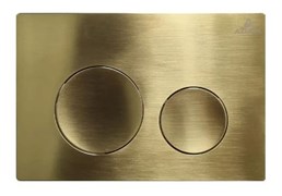 AZUMA Ronda Кнопка смыва AZU003.05 золото брашированное, пластик AZU003.05
