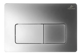 AZUMA Сuadro Кнопка смыва AZU007.02 хром, пластик AZU007.02