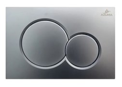 AZUMA Slim14 Кнопка смыва AZU010.06 хром матовый, пластик AZU010.06