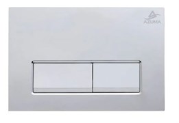 AZUMA Linia18 Кнопка для инсталляции Azuma Linia15 AZU015.06 хром матовый пластик AZU015.06