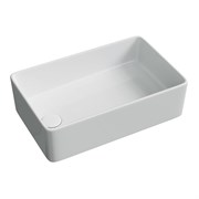 CERAMICA NOVA Раковина накладная Element со смещенным сливом, 485x304x135 белый CN5050 CN5050