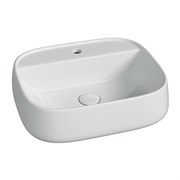 CERAMICA NOVA Раковина подвесная Fonte с отверстием под смеситель 500x420x145 белый CN5051 CN5051