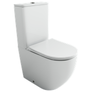 CERAMICA NOVA Mia Напольный пристенный унитаз Торнадо с бачком сиденье микролифт белый арт CN1801T CN1801T