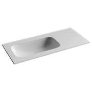 CERAMICA NOVA Grace Раковина накладная чаша слева без отв под смеситель 1010x457x137 белый CN7014wx CN7014wx