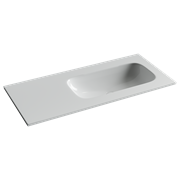 CERAMICA NOVA Grace Раковина накладная чаша справа без отв под смеситель 1010x457x137 белый CN7015wx CN7015wx