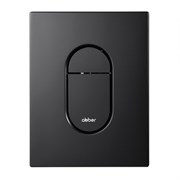ABBER Кнопка смыва AC0124MB пневматическая, черная матовая AC0124MB