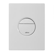 ABBER Кнопка смыва AC0126MW пневматическая, белая матовая AC0126MW