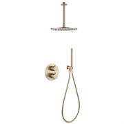 ABBER Душевая система Wasser Kreis AF8121G скрытого монтажа без излива, золото матовое AF8121G