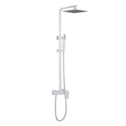 ABBER Душевая стойка Daheim AF8220WL без излива, белая матовая AF8220WL