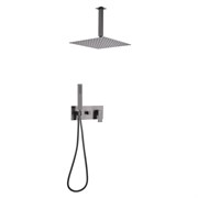 ABBER Душевая система Daheim AF8221NG скрытого монтажа без излива, никель AF8221NG