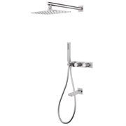 ABBER Душевая система Rund AF8717SP скрытого монтажа с изливом, сатин AF8717SP