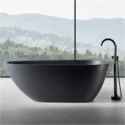 ABBER Ванна из искусственного камня Dortmund AM9911B черная матовая AM9911B