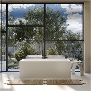 ABBER Ванна из искусственного камня Stein AS9602 белая матовая AS9602