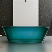 ABBER Прозрачная ванна Kristall AT9707Aquamarin бирюзовая AT9707Aquamarin