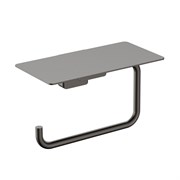 AQUAme AQM7307GM  Tivoli  Держатель туалетной бумаги с полкой, металл AQM7307GM