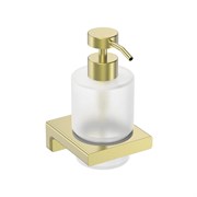 AQUAme AQM7312BG  Tivoli  Диспенсер для жидкого мыла, латунь/матовое стекло, золото шлифованное AQM7312BG