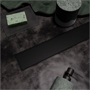 VECONI Душевой лоток Stesso Black 700 VS700B