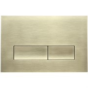 VECONI Кнопка смыва FLUSH V1, FLV1-G, 240х162х9, пластик, золото брашинг FLV1-G