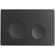 VECONI Кнопка смыва FLUSH V2, FLV2-B, 240х162х10, пластик, черный матовый FLV2-B