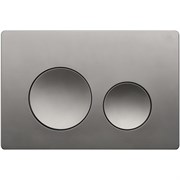 VECONI Кнопка смыва FLUSH V2, FLV2-GM, 240х162х10, пластик, оружейная сталь FLV2-GM